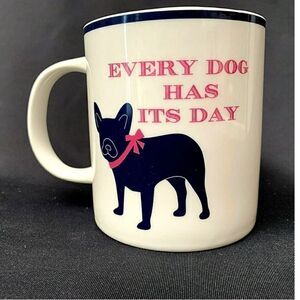 Draper James Vintage Every Dog Has Its Day Coffee Mug NWOT